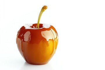 Obraz premium Caramel Apple with Dripping Glaze