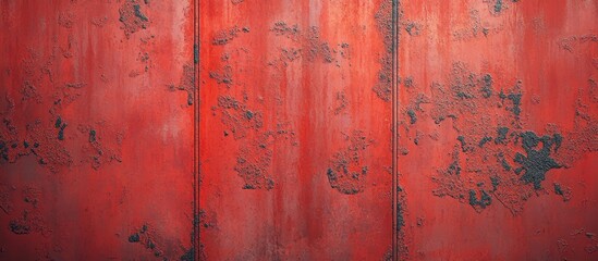 Texture of a red rusty metal sheet copyspace background