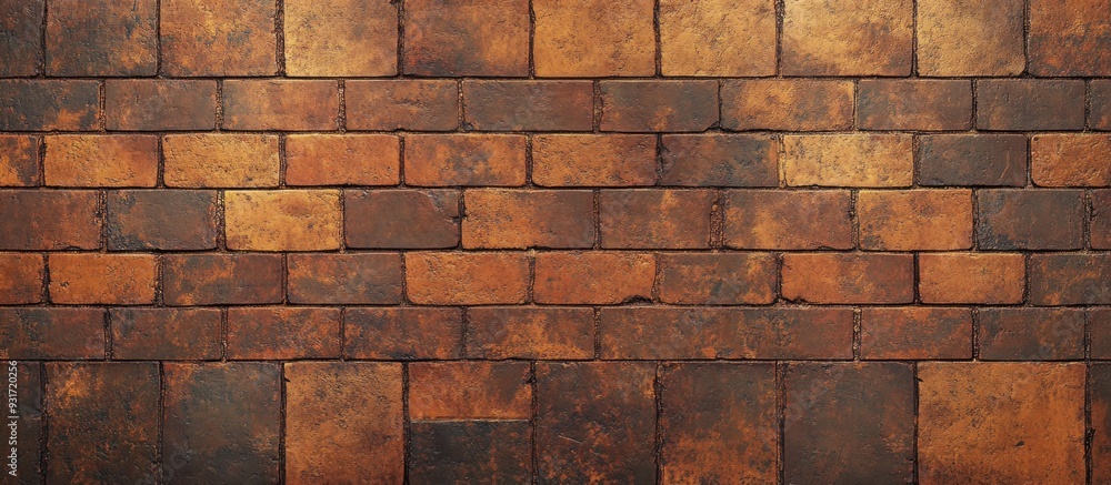 Aufkleber aged orange brick texture background. with copy space image. place for adding text or design