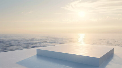 Minimalist Podium for Product Presentation