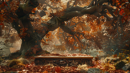 Minimalist Empty Podium for Product Presentation