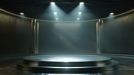 Minimalist Podium for Product Presentation