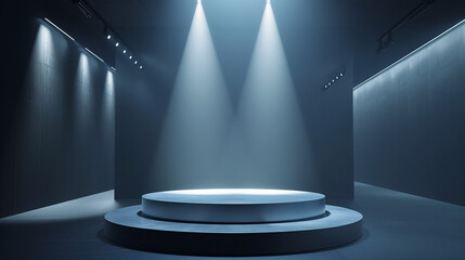 Minimalist Podium for Product Presentation