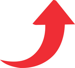 arrow icon vector. up arrow vectors.