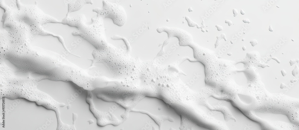 Leinwandbilder white foam background. with copy space image. place for adding text or design