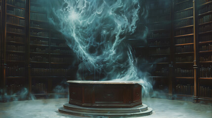 Minimalist Empty Podium for Product Presentation