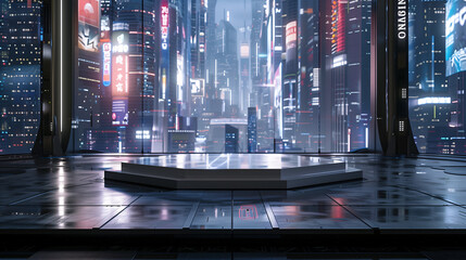 Minimalist Product Display Podium