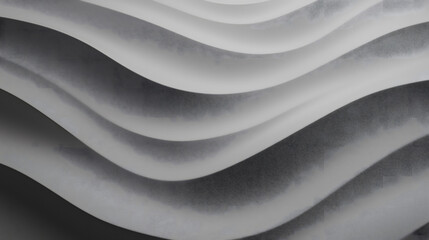 Fototapeta premium Intricate Monochrome Pattern of Undulating Wave-Like Curves: Abstract Minimalist Design with Organic Flow background , Wallpaper 