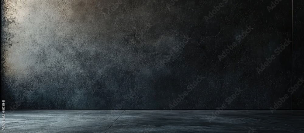 Leinwandbilder decorative dark concrete backdrop with shallow focus. with copy space image. Place for adding text or design