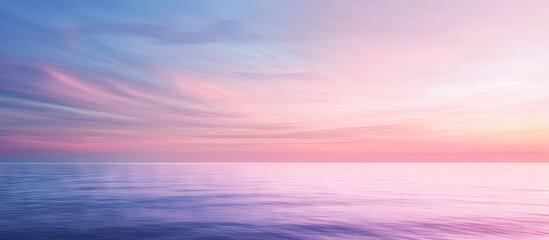 Obraz premium Gradient sky by the seaside. with copy space image. Place for adding text or design