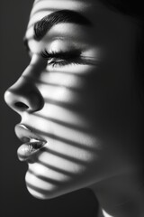 Obraz premium This image portrays an abstract grayscale background, characterized by gradient shading and circular elements creating a sense of depth and intrigue, suitable for various artistic uses.