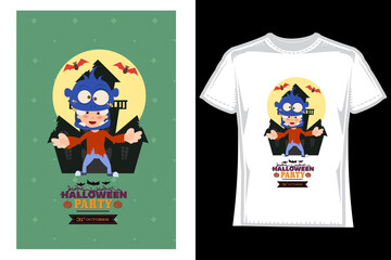 halloween t shirts vector design
