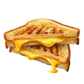 recommend clip art: Delicious Grilled Cheese Sandwich Clipart on White Background for Food Concepts