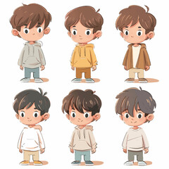 Vector Boy Growing simple and mini