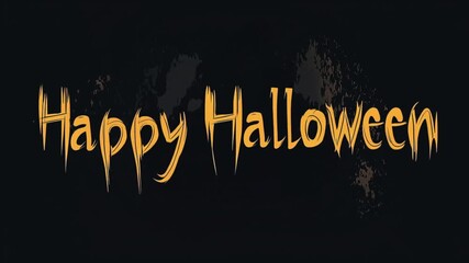 Handwriting text Happy Halloween