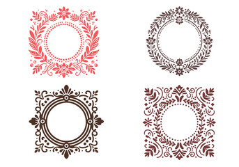 Luxury decorative frame or decorative photo frame design. Customizable