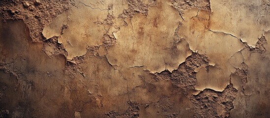 Fototapeta premium Brown grunge texture concrete wall copyspace