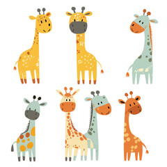 Vector Giraffe simple and minimali