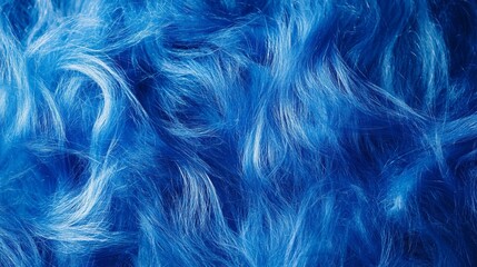 Fototapeta premium Vibrant blue textured fiber abstract, for backgrounds, textile designs, and creative art projects
