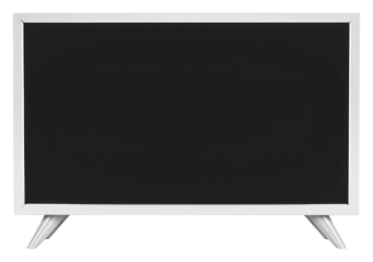 PNG Retro White TV electronics television blackboard.