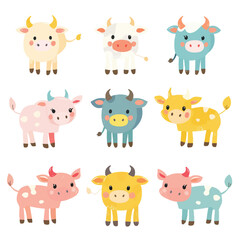 Fototapeta premium Vector Bull Market Icon simple and