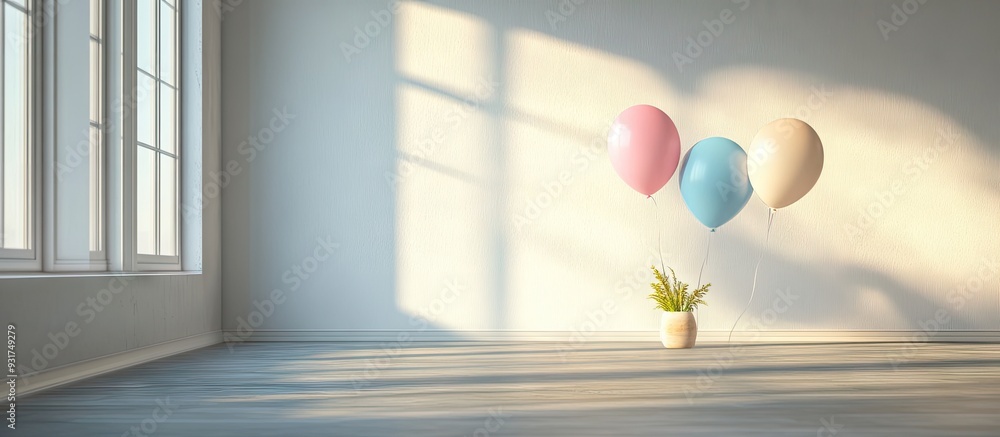 Poster Day present backdrop. with copy space image. Place for adding text or design