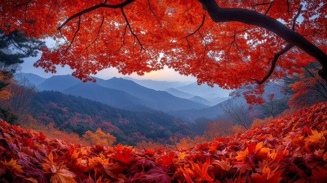 red tree