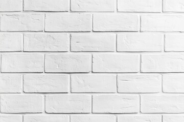 Seamless White Brick Wall Texture with Grey Paint for Modern Interior Design