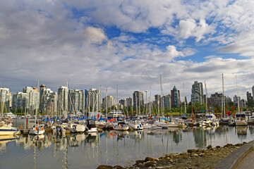 Obraz premium Canada, British Columbia, Vancouver skyline