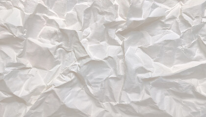 Obraz premium Creased white paper texture background for poster design