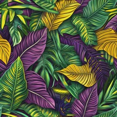 Tropical Leaf Seamless Pattern