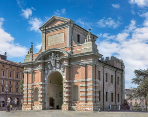 Porta Galliera is a gate or portal of the former outer medieval walls of the city of Bologna, Italy