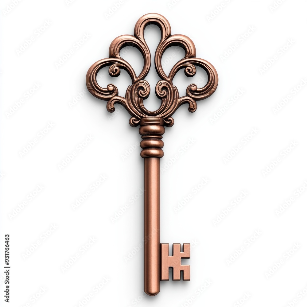 Poster a key with a large h in the middle of it, ai
