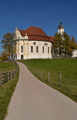 Germany, Bavaria, Wieskirche