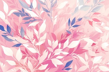 Pastel leaf wallpaper background