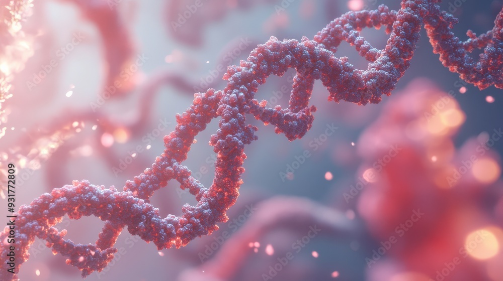 Poster researchers are investigating gene therapy methods to correct genetic disorders using advanced techn