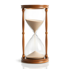 hourglass isolated on white