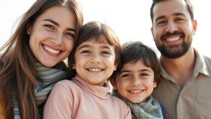 Fototapeta premium Happy Family Portrait
