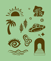 TATTOO HAND-DRAWN VECTOR ILLUSTRATION