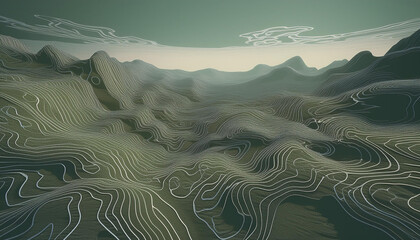 Geographical terrain image.