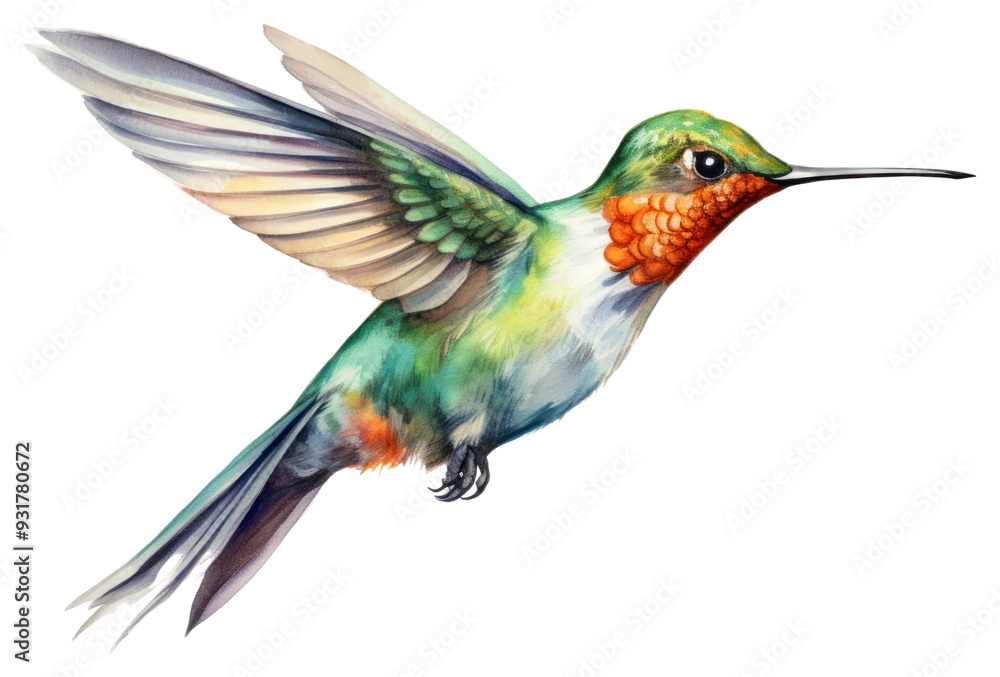 Sticker png hummingbird animal creativity wildlife.