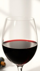 Close-up of a glass of red wine