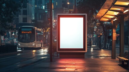 Naklejka premium Mockup design in the town