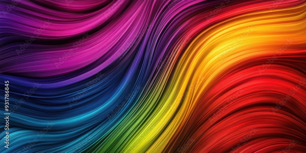 Poster vibrant swirl of colors creates a dynamic and energetic visual, perfect for abstract art and design 