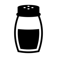 Salt shaker vector icon