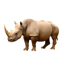 Obraz premium rhino isolated on white background