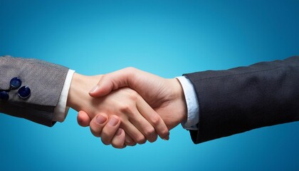 Handshakes and trust-building.