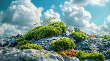 Outdoor green space nature shooting scene