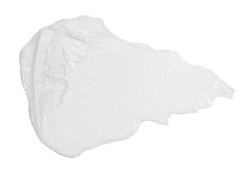 Render lard, pig fat spread isolated on white background