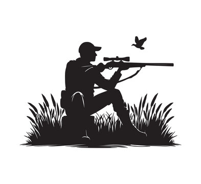 recommend clip art: silhouette of a soldier with a rifle